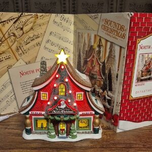 Department 56 North Pole Christmas Shop- Plays Music